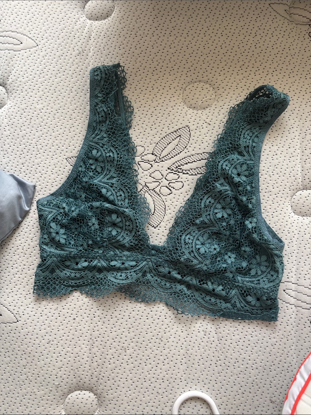 Victoria’s Secret Lace Bralette - Deep Teal Green